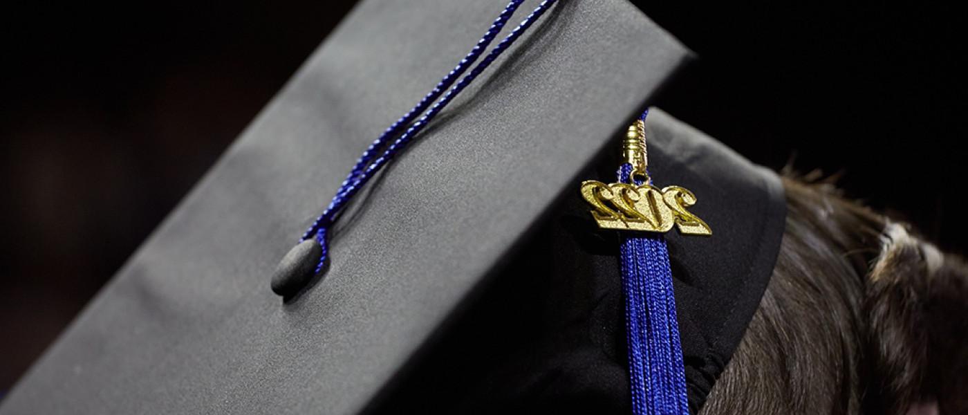 A 2022 cap and tassel